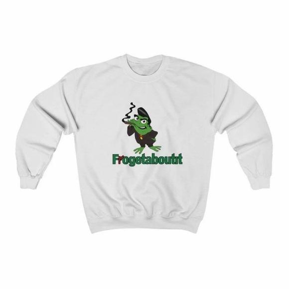 Schmidt Froget About It Frog Frog Sweatshirt - Picture 1 of 4